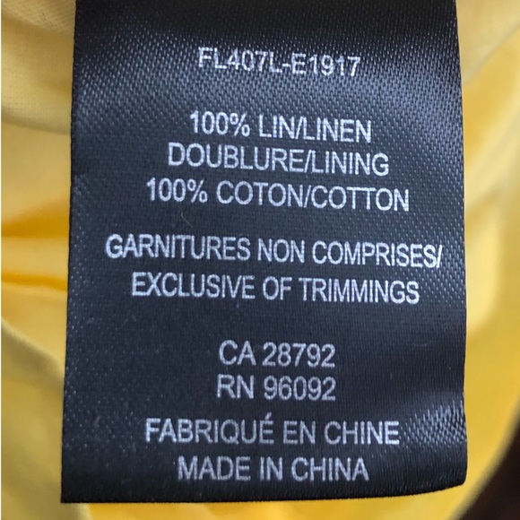 Forest Lily Classic Linen Romper - Picture 6 of 7